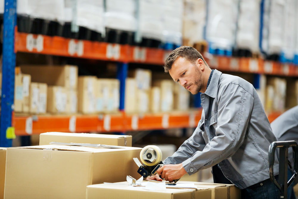 Packning på fabrik